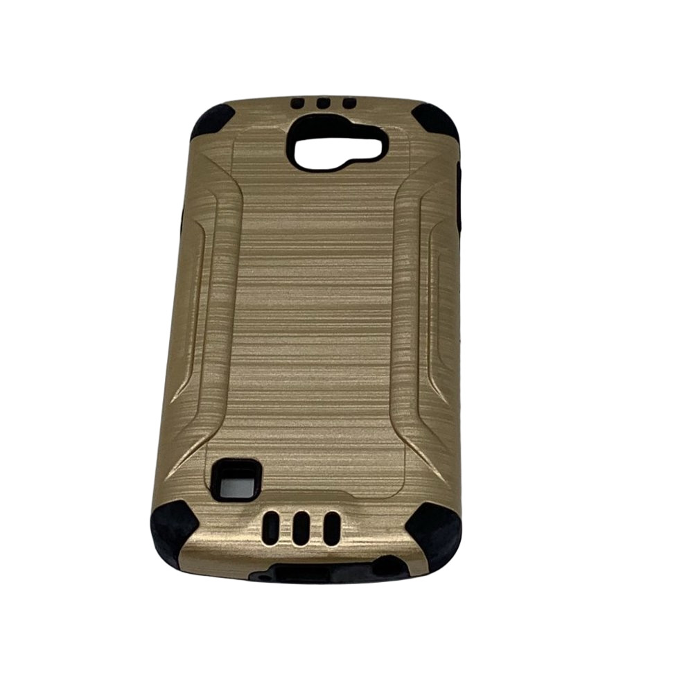 LG Spree Optimus Zone 3 VS425 K4 Shockproof Slim Combat Brushed‎ Phone Case Gold